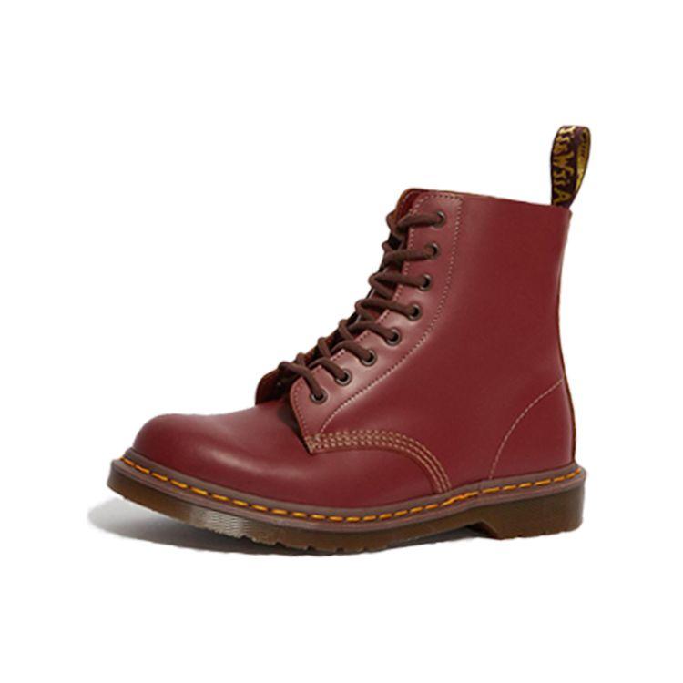 Dr. Martens 1460 Vintage Made In England Lace Up Boot Oxblood Quilon Unisex Sneakers Red 12308601