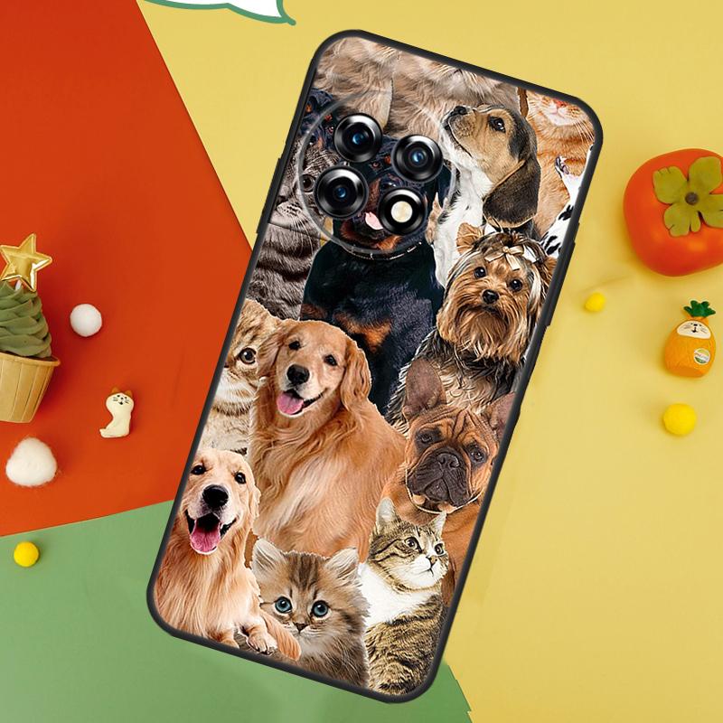 French Bulldog Beagle Dogs Pattern Case For OnePlus 15 12 12R 13T 13R 13 11 9 10 Pro 10T 8T Nord 5 CE 2 3 4 Lite N20 N30 Cover