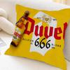 Duvel Beer Pillow Cushion Cover Pillowcase Living Room Sofa Home Decor