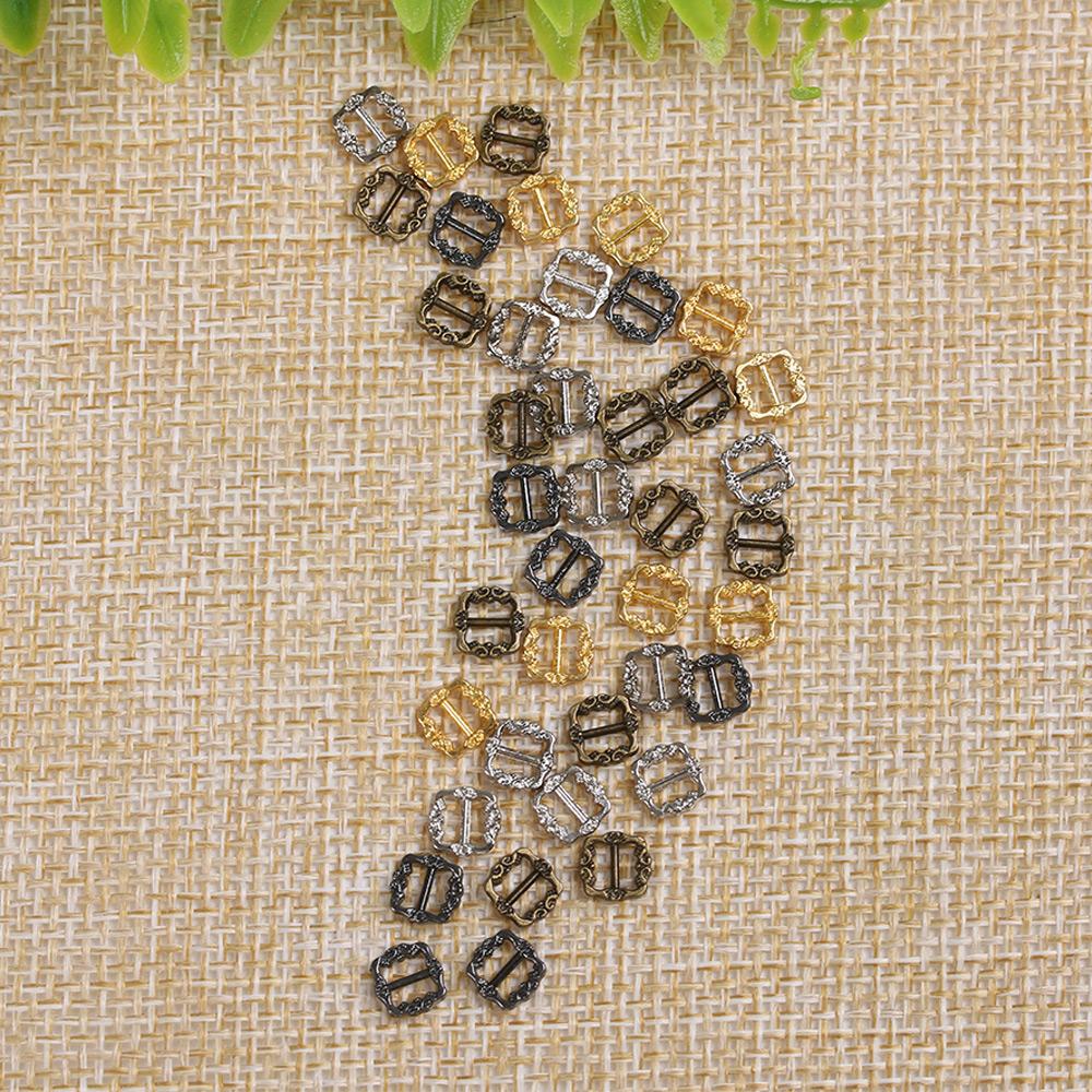 Ultra-small 4 Colors Tri-glide Buckle Diy Dolls Buckles Doll Bags Accessories Pattern Belt Buttons