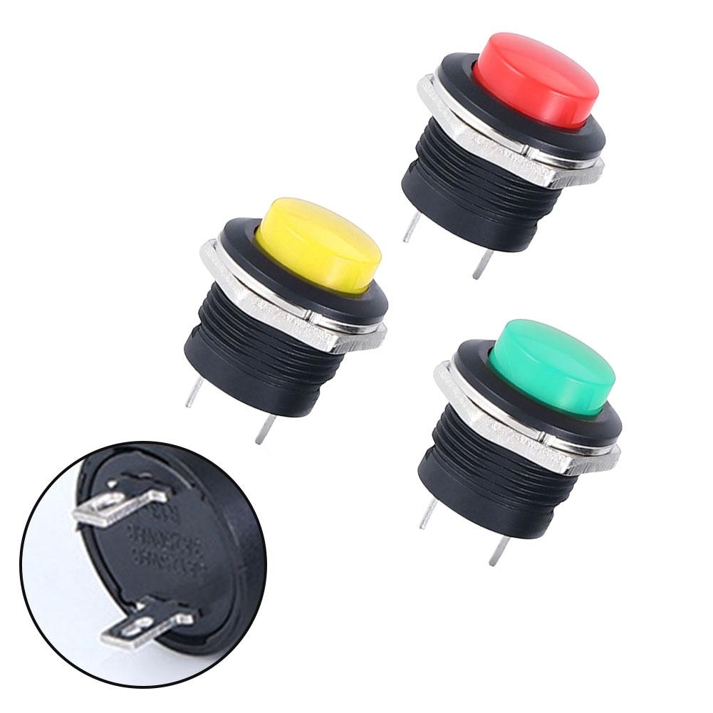12V 16mm Waterproof Momentary Push Button Switch For Car Boat Track