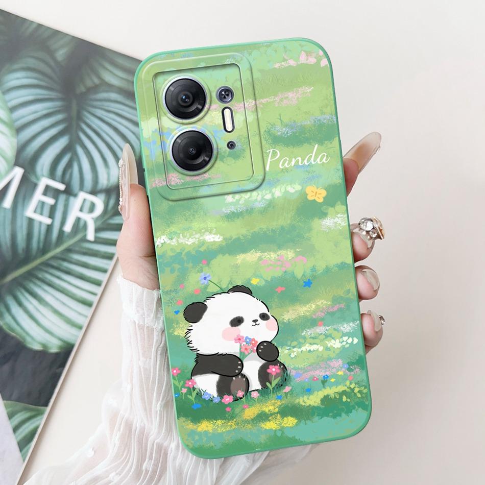 For Infinix Hot 30 5G Cute Panda Rabbit Cartoon Phone Case For Infinix Hot30 5G X6832 Soft Silicone Shockproof Cases