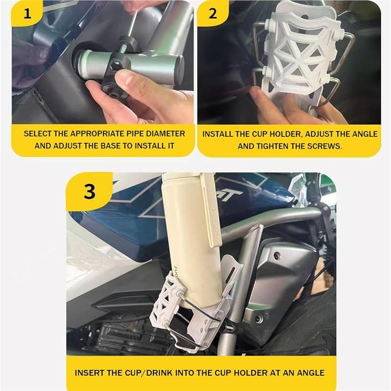 Регулируемый на 360 градусов держатель для стакана/бутылки на руль велосипеда/мотоцикла, клетка для бутылки с водой, аксессуар для крепления мотоцикла ADV для горного/шоссейного велоспорта