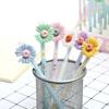 6Pcs Cute Daisy Gel Pen Colorful Floral Flower Shape 0.5mm School Office Accessories Student Writing Stationery Color Random