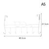 Door Behind Hook Storage Wall Hanging Clothes Hanger Hook Punch-Free Hanger Bedroom Organizer Storage Accessories
