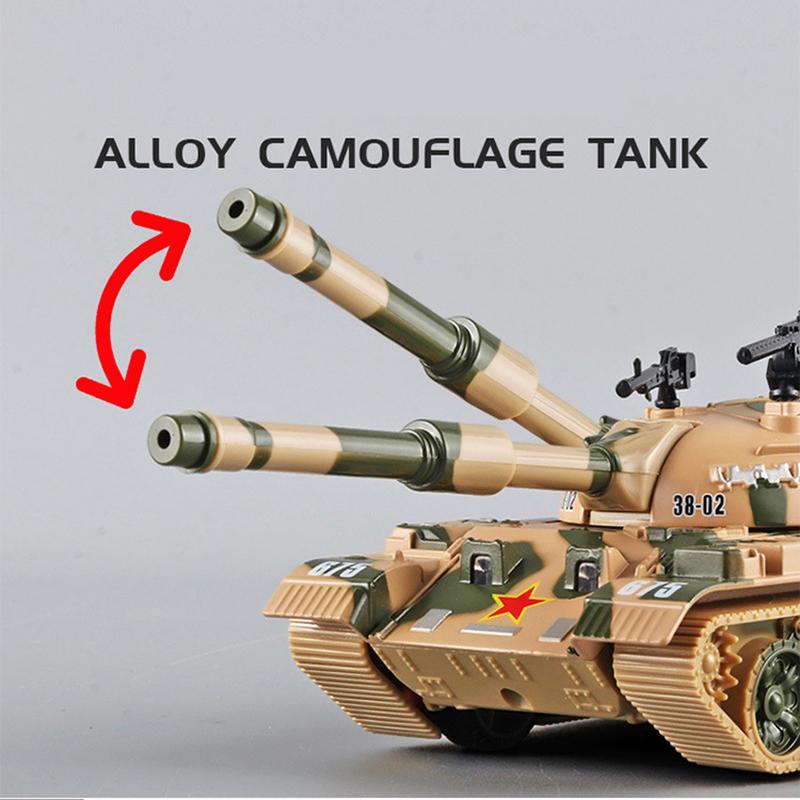 Масштаб 1/32 T90, танк, литая под давлением модель игрушки, игрушка с откатом со звуком и светом для детей, коллекция подарков для мальчиков и девочек