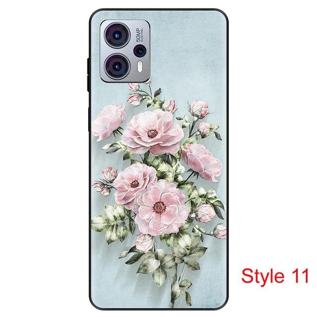 Чехол для Motorola Moto G23, пылезащитный черный чехол, силиконовый чехол 6,5 дюймов для MotoG23, противоударный мягкий бампер из ТПУ, полная защитная сумка