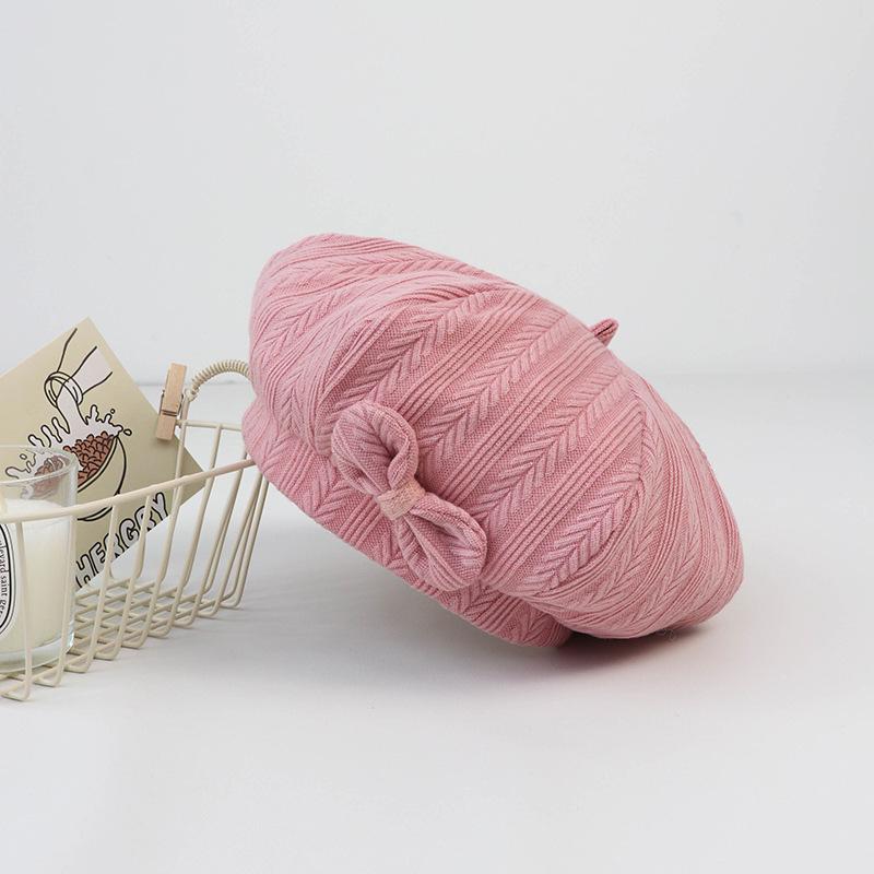 Новая детская шапка-берет для мальчиков и девочек на осень и зиму, модная универсальная трендовая шляпа художника