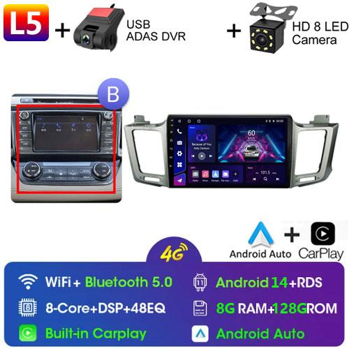 Для Toyota RAV4 Rav 4 XA40 2012 - 2018 Android Car Radio Multimidia Video Player Navigation GPS Carplay Touch Screen Auto Stereo