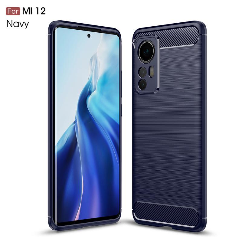 Для Xiaomi Mi 12 12S Mi12 Pro чехол из углеродного волокна, мягкий силиконовый бампер из ТПУ, задняя крышка для Xiaomi Mi 12X Xiaomi12 5G, чехлы для телефонов