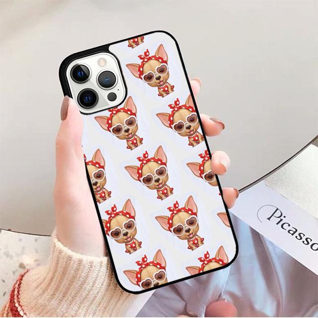 Любовь Чихуахуа Собака Мама Щенок Чехол для Телефона для iPhone 17 Air 16 16e 15 Plus для Apple 13 11 12 14 Pro Max coque fundas