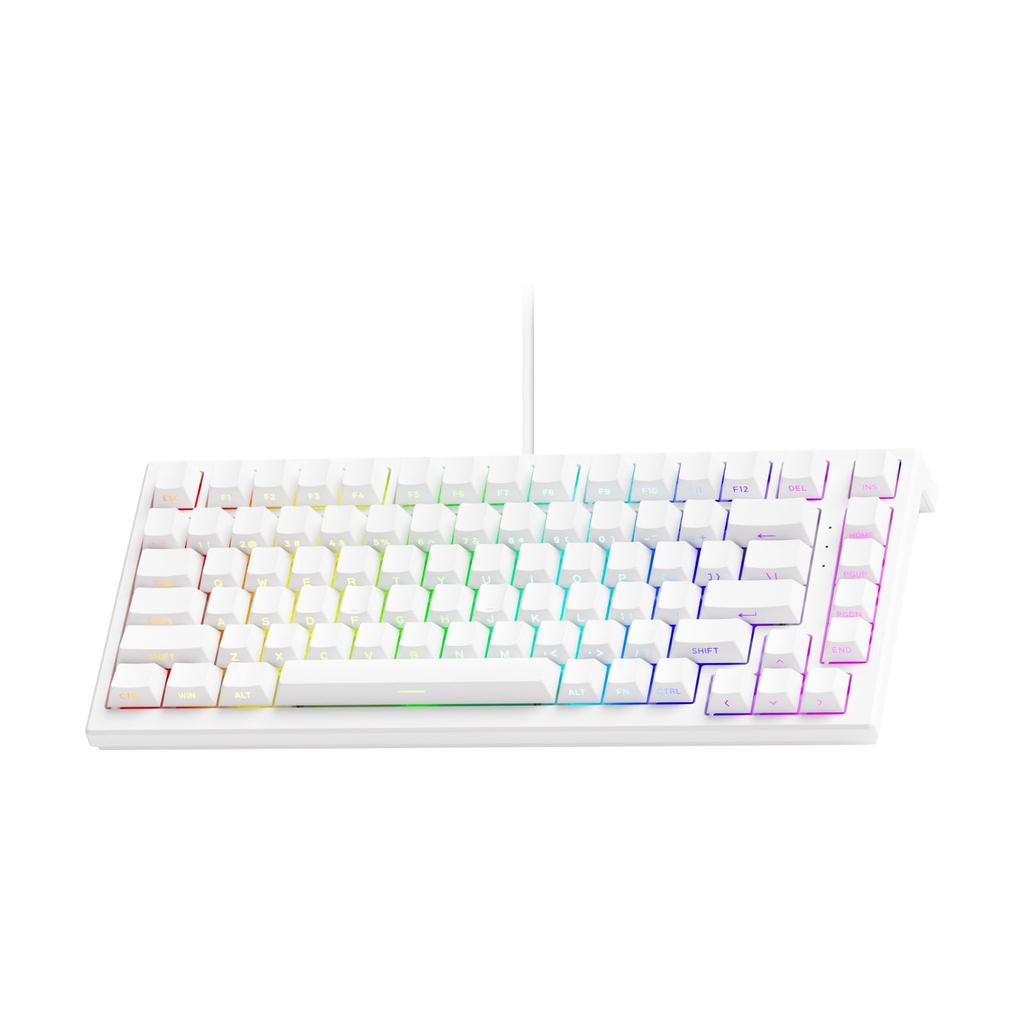 Akko TAC75 HE Gaming English Rapid AstroAim Magnetic Hot Side 8000Hz Polling 16000Hz Scan SnapKey White Keyboard, 75% Layout, 0.005mm Trigger,