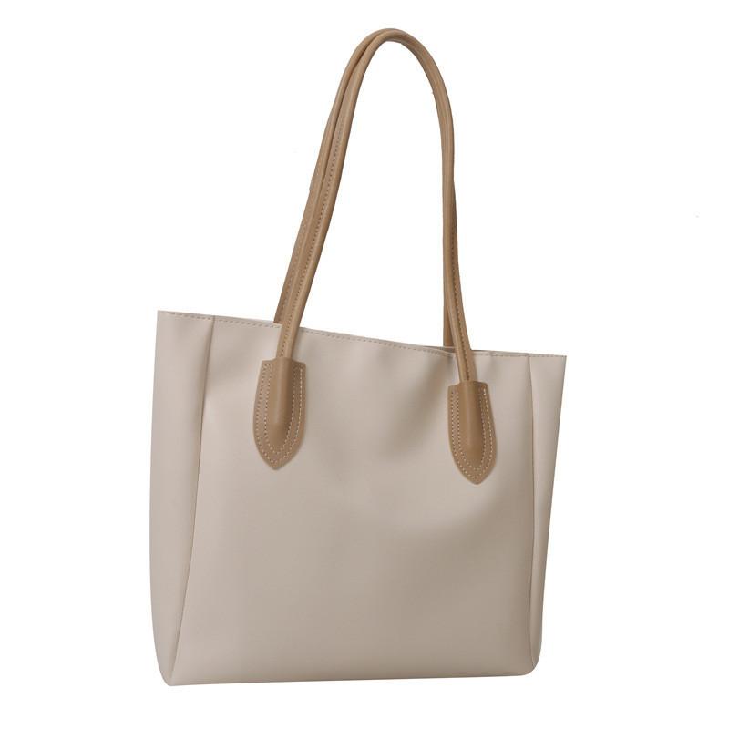 Модная женская сумка-тоут из искусственной кожи большой вместимости 2023 трендовая уличный стиль сумка на плечо