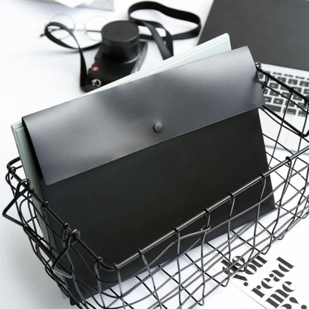 Document Organiser File Folders Pouch With Snap Button Closure File Organizer Student