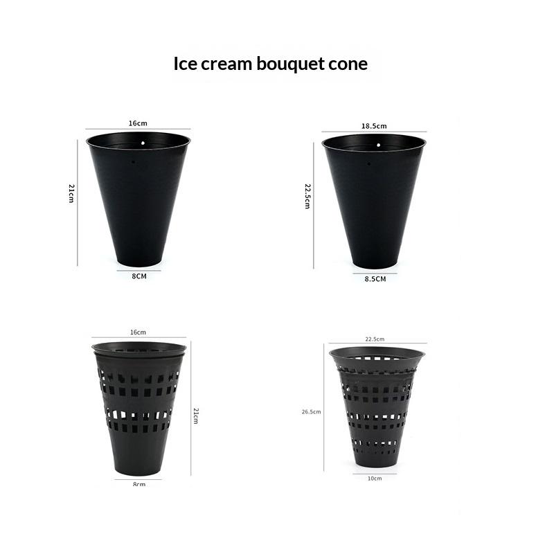 1Pcs Quick Insert Plastic Floral Holder Bouquet Stand For Table Flower Arrangement Container Fresh Flower Packaging Material Diy