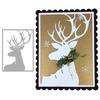 Рождественский олень Лось Металлические штампы DIY Скрапбукинг Тиснение бумажные карты Декор