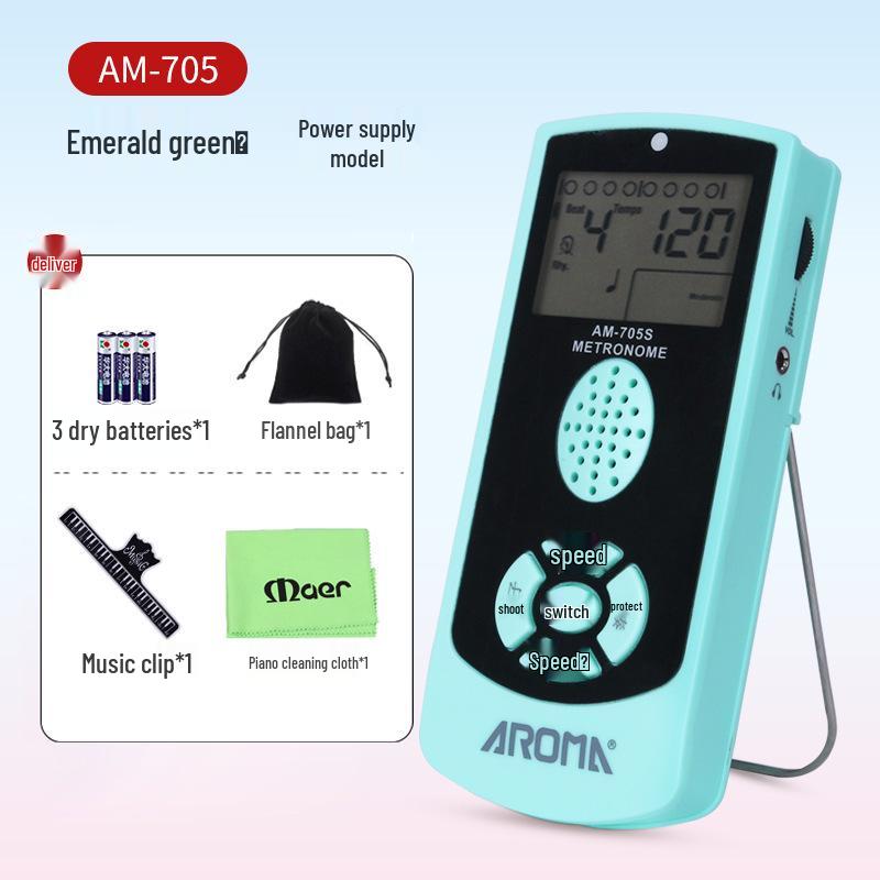 Anoma Multi-Instrument Electronic Metronome for Piano, Hulusi, Guzheng, Drums, and Saxophone.