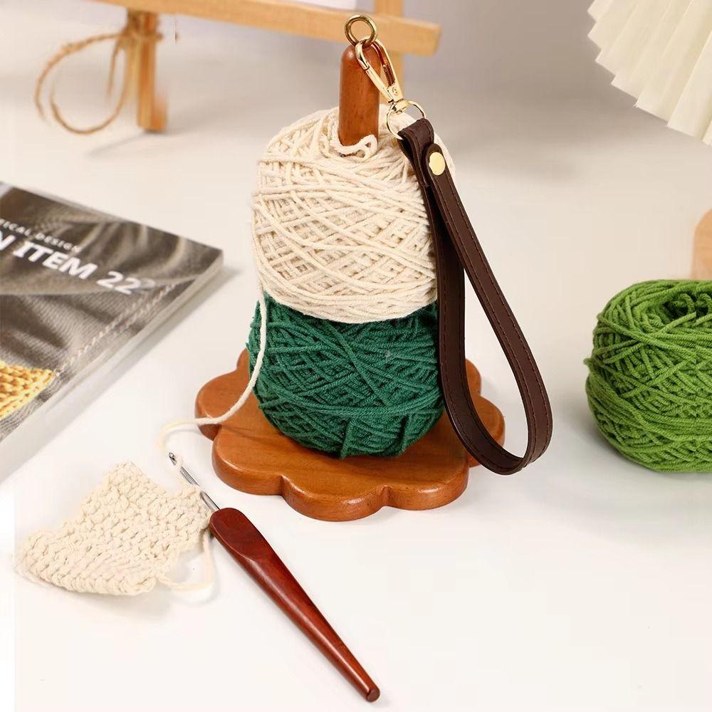 С браслетом на запястье, подставка для клубка пряжи, портативная, для рукоделия, катушка для швейных ниток, моталка для шерстяных клубков, вязание крючком