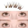Накладные самоклеящиеся пучки ресниц эффект лисьего глаза сегментированные ресницы женская красота