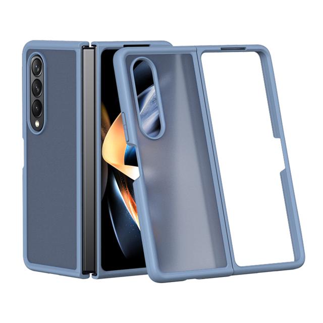 For Samsung Galaxy Z Fold 4 Flip 4 Frosted Clear Phone Case Fold4 Flip4 Ultra -Thin Pc Translucent Back Cover Galaxy Z Fold4 Case