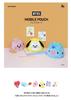 Solomon Shoji BT21 Face Type Pouch FACE POUCH Многоцветный (MANG) BT21-FSP-MG