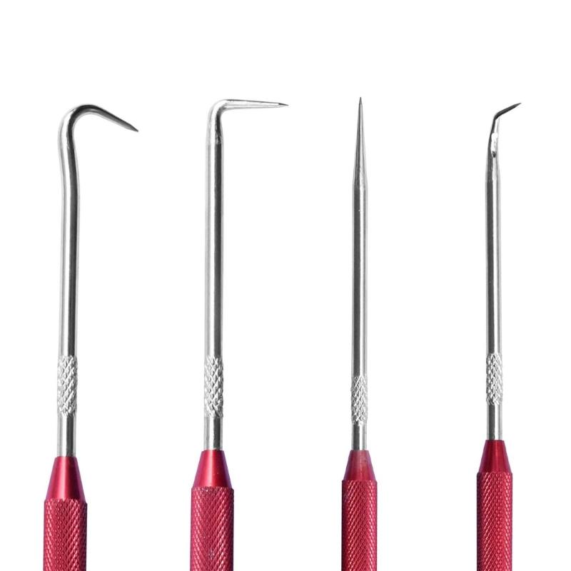 2 шт. Инструмент для снятия автомобильных сальников, Набор крючков и пик для автомобиля, Съемник уплотнительных колец и прокладок, Крючок под углом 45 градусов, Крючок под углом 90 градусов, Набор крючков и пик