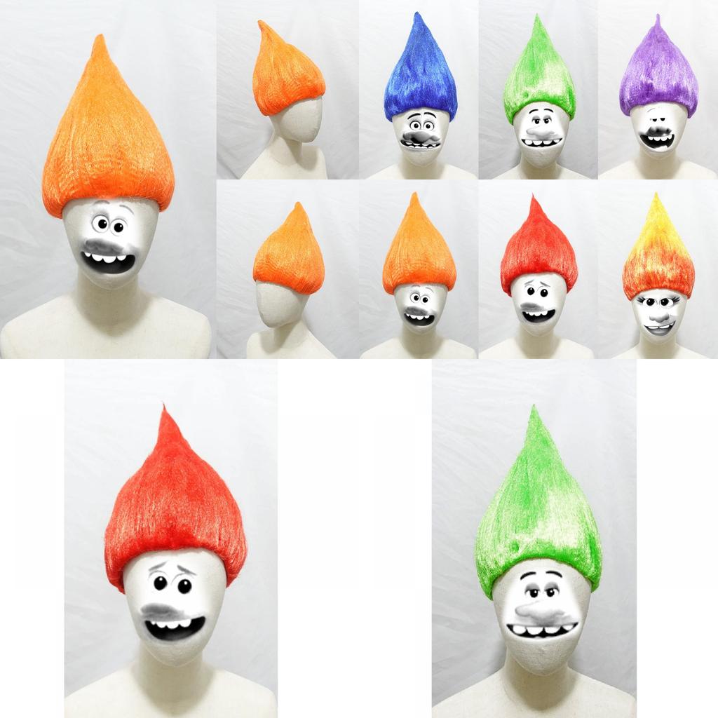 Trolls And Elf Cosplay Wig With Adjustable Design For Halloween And Costume Events