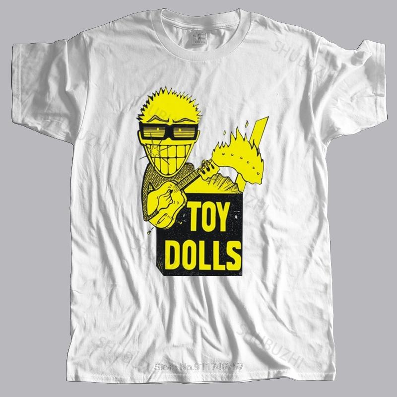 Хлопковая футболка бренда shubuzhi Мужская футболка с круглым вырезом TOY DOLLS IDLE GOSSIP WAKEY WAKEY ADICTS ПАНК-РОК ГРУППА РЕТРО ВИНТАЖ