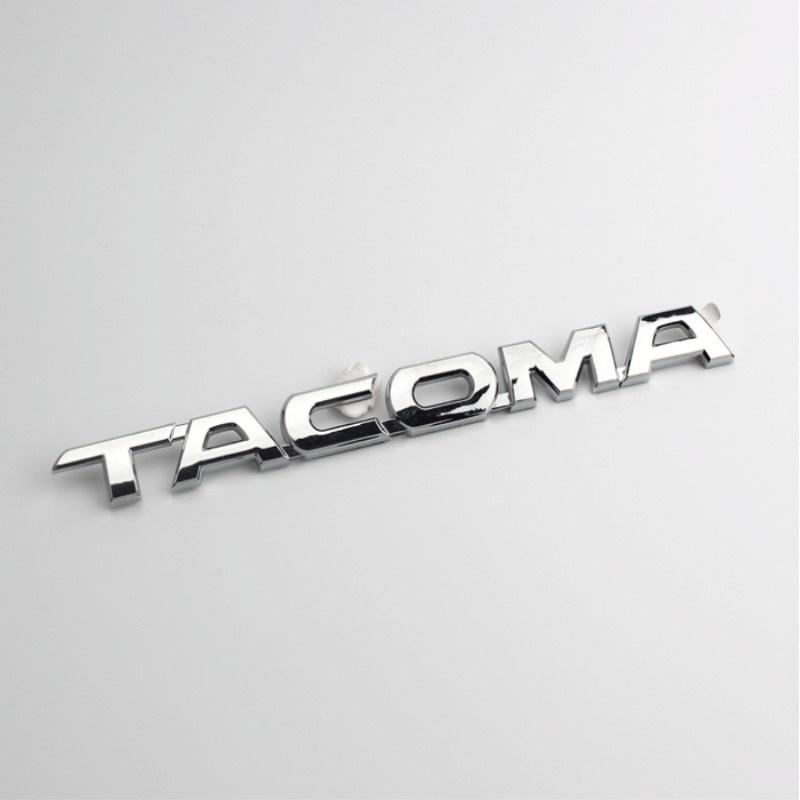Высокое качество 1 шт. новый автомобильный стиль 30 см 3D ABS пластик хром черный эмблема боковая наклейка значок наклейка табличка для Tacoma