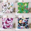 Butterfly Flower Decorative Pillowcase Living Room Office Home Pillowcase Car Ornaments