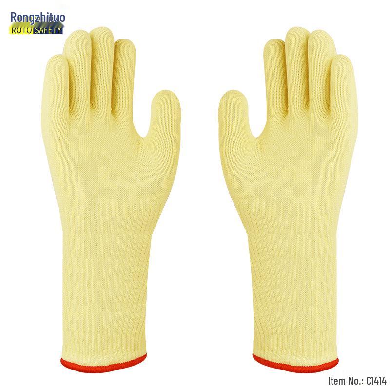 Огнеупорные Термостойкие Гибкие Арамидные Перчатки - Защита от Высоких Температур и Порезов