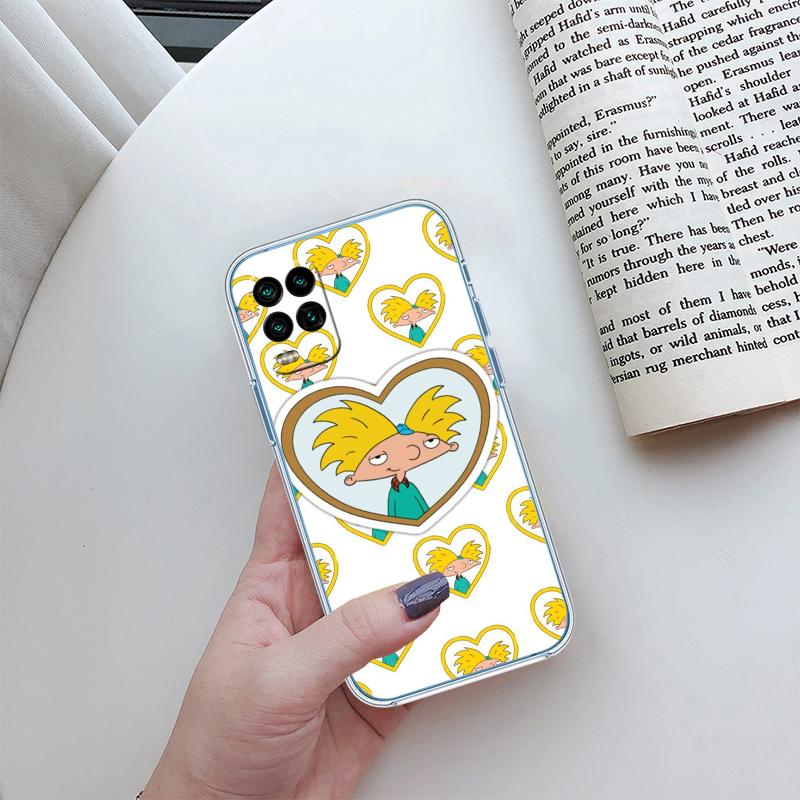 RP63 S-Special Hey A-Arnold Transparent Phone Case for Motorola Moto G7 G8 G9 G84 G85 G73 G24 G15 Z2 Play Power Plus