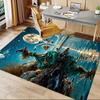 1PC Witchcraft Moonlight Extra Large Non Slip Floor carpet, Office, family, bedroom Large Area Rug Indoor Rugs, Vibrant Colors