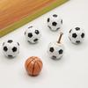 Single Hole Basketball Door Handle Pull Handles Drawer Knobs Creative Football Door Knob Wardrobe
