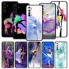 Акварельный чехол для телефона с гимнастикой Для Realme 12 11 10 9 8 5G 7 6 GT5 GT3 GT2 Pro C21 C25 C35 Для Realme GT Neo 2 3 3T 5 Чехол