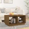 Coffee Table, Honey Brown, 80x50x40 Cm, Solid Pine Wood