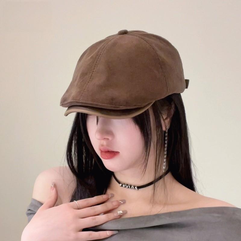 Retro Painter Hat With Sunshade And Breathability For Autumn And Spring