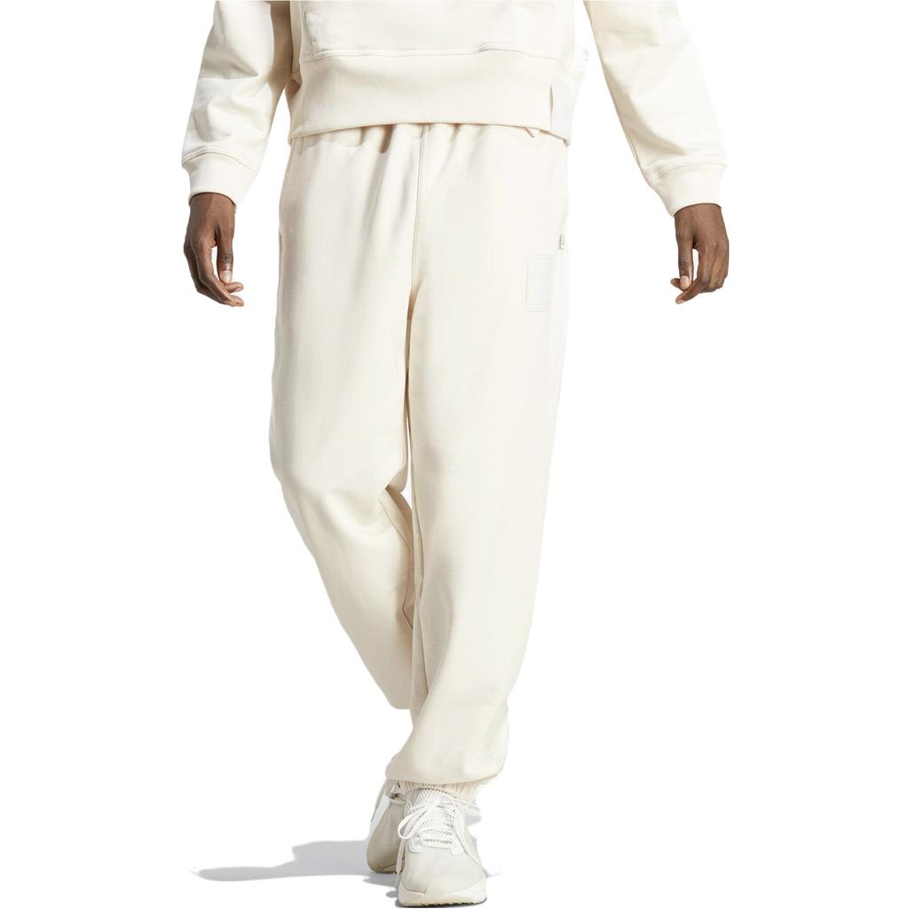 Adidas Тяжелые джоггеры Lounge с манжетами, низ унисекс, бежевый IC4076