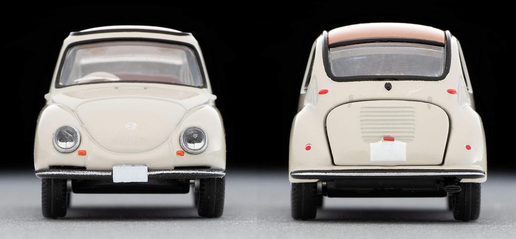 Tomica Limited Vintage Neo 1/64 scale model TLV-173a Subaru 360 (1959 model) SUBARU 60th Anniversary Beige (Finished Product)