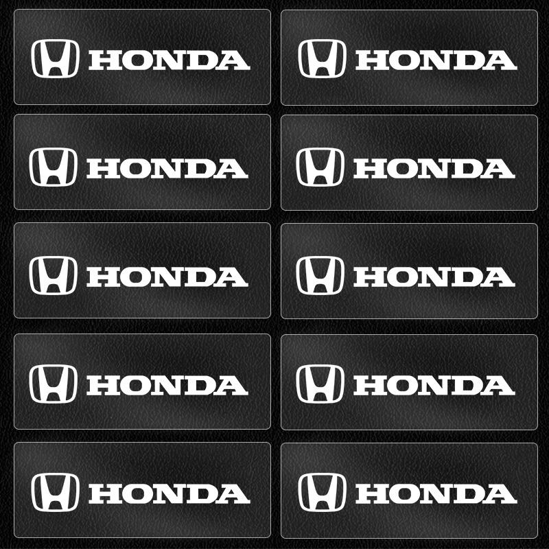 Car 3D Sticker Steering Wheel Decals Emblem Badge For Honda Civic FIT Accord Prelude CRV 5th City I83 CRZ CRX Jazz HRV Pilot Odyssey