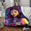 1 шт. Фланелевое одеяло Wonder Woman Мягкое, теплое и уютное для дивана, кровати, офиса и путешествий Универсальное всесезонное Подарок, Рождественский подарок