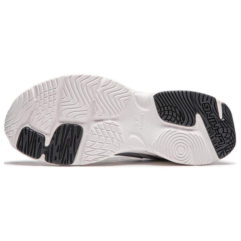 Li Ning Meteor Versatile Retro Dad Shoes Thick Sole Height Increasing Shock Absorption Non-Slip Wear-Resistant Support Low-Top Casual Shoes AGCU122-4