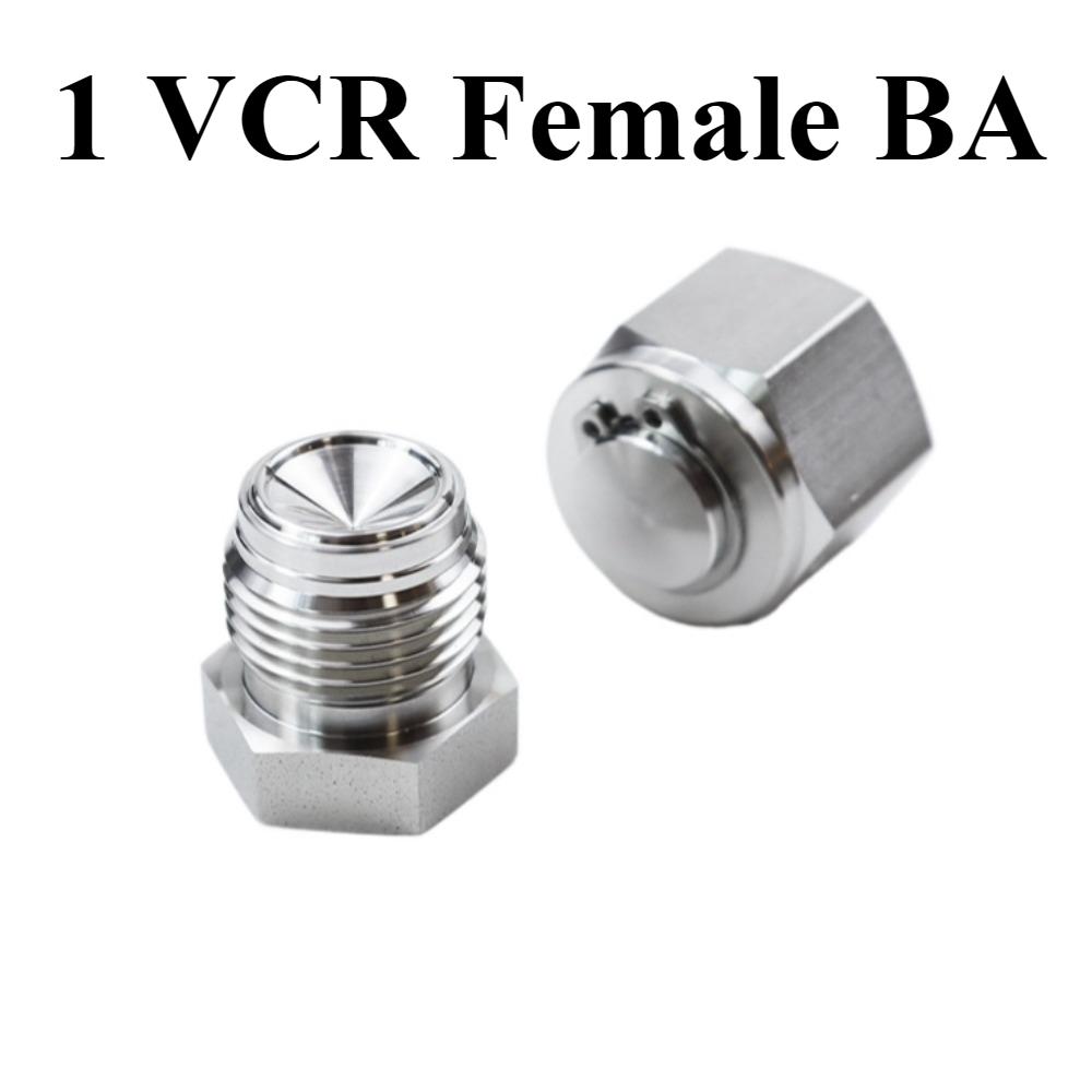 BA или EP Класс 1/8" 1/4" 3/8" 1/2" 3/4" 1" VCR Мужской Штекер Женская Заглушка Нержавеющая Сталь SUS 316L Вода Газ Масло