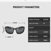 Polarized Sunglasses Men Luxury Designer Square Sports Sun Glasses Male Driving Fishing Black Frame Mirror Goggle Uv400 Eyewear
