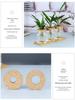 Creative Solid Wood & Glass Hydroponic Vase: Living Room Flower Ornament & Desktop Ecosystem