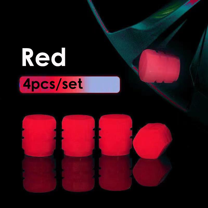 4 шт. колпачки для вентилей, колпачки для вентилей шин, универсальные сверкающие стразы, подсвеченные светящиеся клапаны, декор для крышки штока