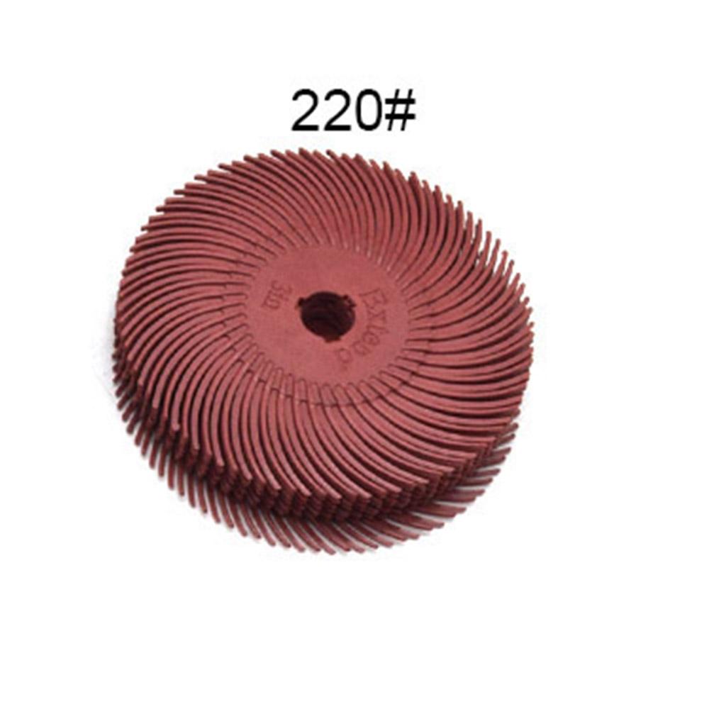 3inch 75mm 10PCS Radial Bristle Disc Abrasive Brush Polishing Wheel for Dremel Rotary Tool Accessories 80-5000 Girt