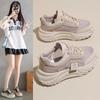 Women's Shoes New Versatile Single Mesh Sneakers Students Platform Dad Shoes Summer Hollow Out Maternity Shoes