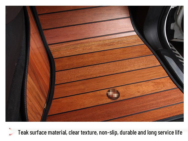 Тиковые деревянные коврики для пола для Volkswagen: Magotan, Jetta, Lavida, Lamando, Passat