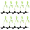 DECHOUS Set of Bean Sprout Hair Bean Sprout Style Hair Soft PE Metal Stylish Headbands and Hat Accessories Women's 10-Piece Clips, Ornaments,